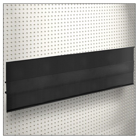 Azar Displays 9" H x 36" L Black C-Channel 600936-BLK